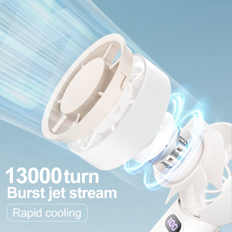 FC1 100 Wind Speed Levels Summer Cooler Desktop Fan Turbine Handheld Fan(White) - Electric Fans by PMC Jewellery | Online Shopping South Africa | PMC Jewellery | Buy Now Pay Later Mobicred