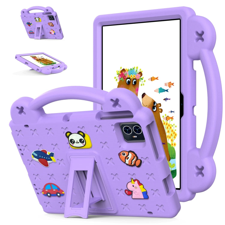 For Blackview Tab 80 10.1 2023 Handle Kickstand Children EVA Shockproof Tablet Case(Light Purple) - Others by PMC Jewellery | Online Shopping South Africa | PMC Jewellery | Buy Now Pay Later Mobicred