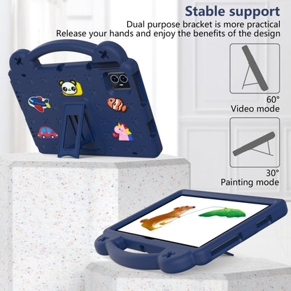 For Blackview Tab 80 10.1 2023 Handle Kickstand Children EVA Shockproof Tablet Case(Navy Blue) - Others by PMC Jewellery | Online Shopping South Africa | PMC Jewellery | Buy Now Pay Later Mobicred