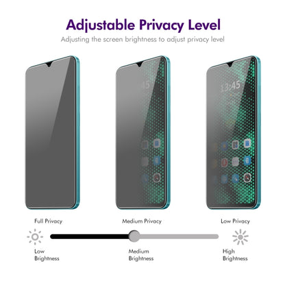 For Tecno Spark Go 2023 ENKAY Hat-Prince 28 Degree Anti-peeping Privacy Tempered Glass Film - Tecno Tempered Glass by ENKAY | Online Shopping South Africa | PMC Jewellery | Buy Now Pay Later Mobicred