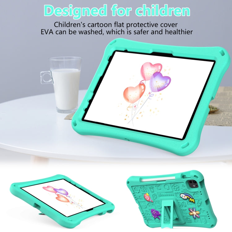 For iPad Air 11 2025 / 2024 Hi Baby EVA Full Body Tablet Case with Strap(Mint Green) - iPad Air 11 2025 / 2024 Cases by PMC Jewellery | Online Shopping South Africa | PMC Jewellery | Buy Now Pay Later Mobicred