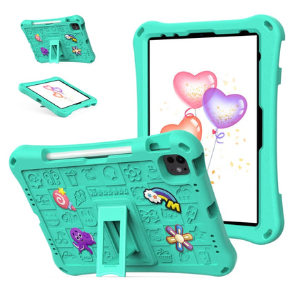 For iPad Air 11 2025 / 2024 Hi Baby EVA Full Body Tablet Case with Strap(Mint Green) - iPad Air 11 2025 / 2024 Cases by PMC Jewellery | Online Shopping South Africa | PMC Jewellery | Buy Now Pay Later Mobicred