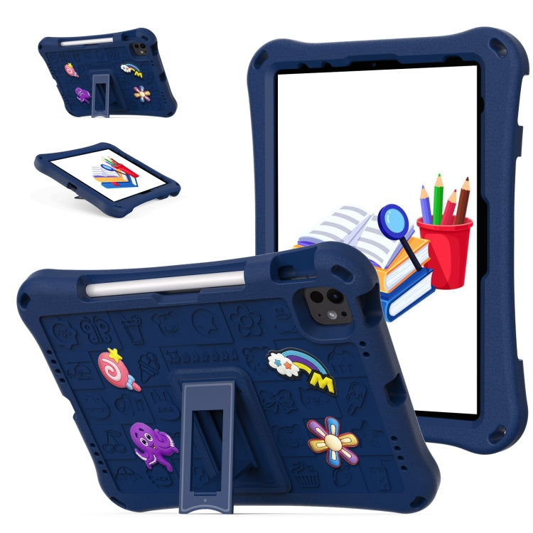 For iPad Air 11 2025 / 2024 Hi Baby EVA Full Body Tablet Case with Strap(Navy Blue) - iPad Air 11 2025 / 2024 Cases by PMC Jewellery | Online Shopping South Africa | PMC Jewellery | Buy Now Pay Later Mobicred