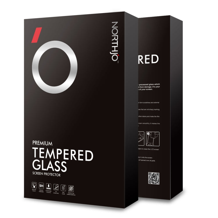 For iPhone 16 Plus NORTHJO 2pcs A++ Screen Protector Tempered Glass Film with Installation Frame - iPhone 16 Plus Tempered Glass by NORTHJO | Online Shopping South Africa | PMC TechLife | Buy Now Pay Later Mobicred