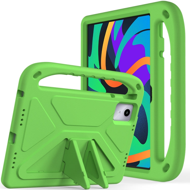 For iPad Pro 13 2024 Handle EVA Shockproof Tablet Case with Holder(Green) - iPad Pro 13 2024 Cases by PMC TechLife | Online Shopping South Africa | PMC TechLife | Buy Now Pay Later Mobicred