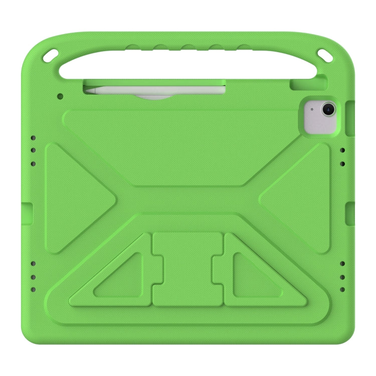 For iPad Air 13 2024 Handle EVA Shockproof Tablet Case with Holder(Green) - iPad Air 13 2024 Cases by PMC Jewellery | Online Shopping South Africa | PMC Jewellery | Buy Now Pay Later Mobicred