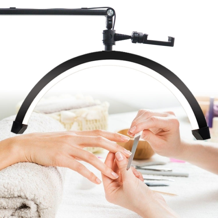 D-M30X 23 inch Half Moon Shape Beauty Manicure Lamp Curved Fill Light, Plug:AU Plug - Selfie Light by PMC TechLife | Online Shopping South Africa | PMC TechLife | Buy Now Pay Later Mobicred