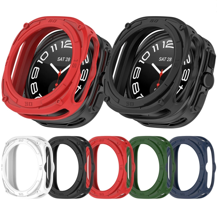 For Samsung Galaxy Watch Ultra 47mm Armored TPU Watch Protective Case(Blue) - free shipping - PMC Jewellery - Order now!