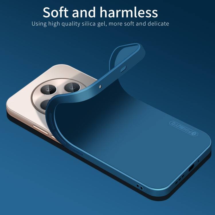 For OPPO Reno12 F PINWUYO Sense Series Liquid Silicone TPU Phone Case(Blue) - Reno12 F Cases by PINWUYO | Online Shopping South Africa | PMC Jewellery | Buy Now Pay Later Mobicred