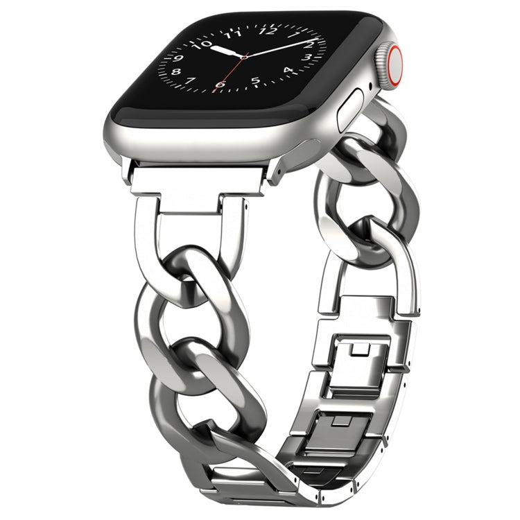 For Apple Watch Ultra 49mm Quick-Release Metal Chain Watch Band(Silver) - free shipping - PMC TechLife - Order now!