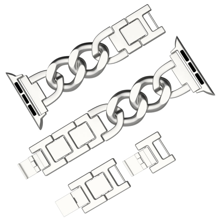 For Apple Watch Ultra 49mm Quick-Release Metal Chain Watch Band(Silver) - free shipping - PMC TechLife - Order now!