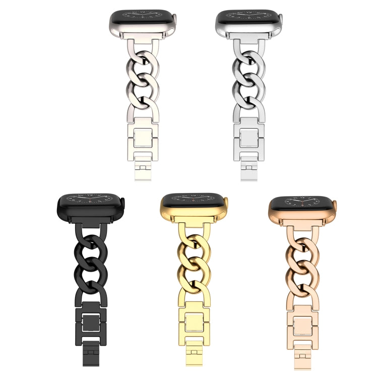 For Apple Watch Series 8 41mm Quick-Release Metal Chain Watch Band(Gold) - free shipping - PMC TechLife - Order now!