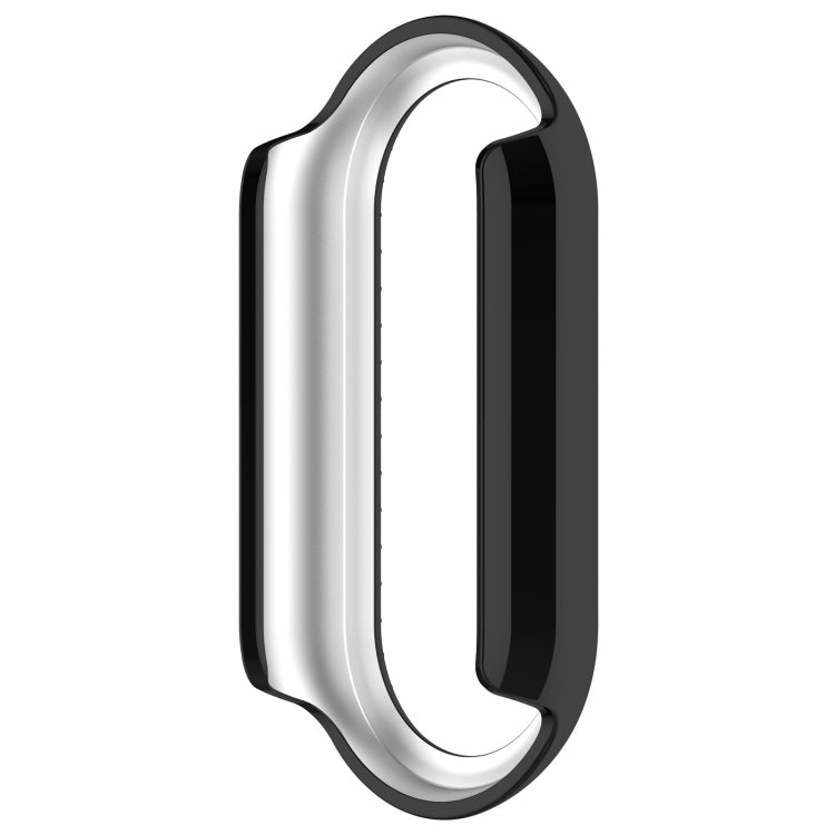 For Xiaomi Smart Band 9 NFC Diamond Half Coverage Hollow PC Watch Protective Case(Black) - Watch Cases by PMC TechLife | Online Shopping South Africa | PMC TechLife | Buy Now Pay Later Mobicred