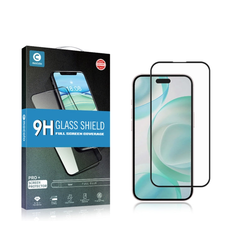 For iPhone 16 Pro Max mocolo 2.5D Full Glue Full Cover Tempered Glass Film - iPhone 16 Pro Max Tempered Glass by mocolo | Online Shopping South Africa | PMC Jewellery | Buy Now Pay Later Mobicred