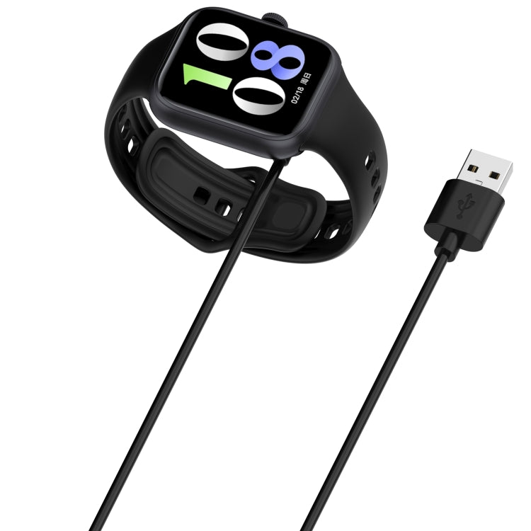 For vivo iQOO Watch GT USB Interface Smart Watch Magnetic Charging Cable, Length: 1m(Black) - Charger by PMC Jewellery | Online Shopping South Africa | PMC Jewellery | Buy Now Pay Later Mobicred