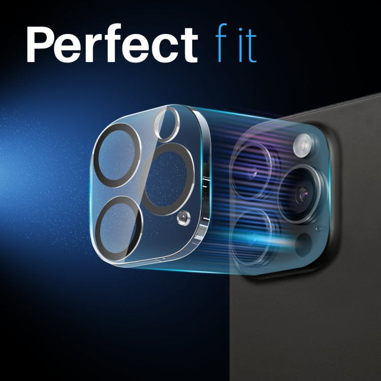 For iPhone 16 Pro / 16 Pro Max NORTHJO Camera Lens Protector 3D Night Shot Tempered Glass Film(Black) - iPhone 16 Pro Max Tempered Glass by NORTHJO | Online Shopping South Africa | PMC TechLife | Buy Now Pay Later Mobicred