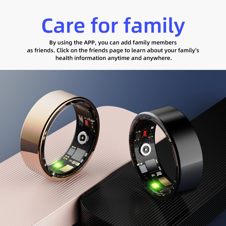 R11M SIZE 9 Smart Ring, Support Heart Rate / Blood Oxygen / Sleep / Multiple Sports Modes(Black) - Smart Rings / Smart Telephones by PMC TechLife | Online Shopping South Africa | PMC TechLife | Buy Now Pay Later Mobicred