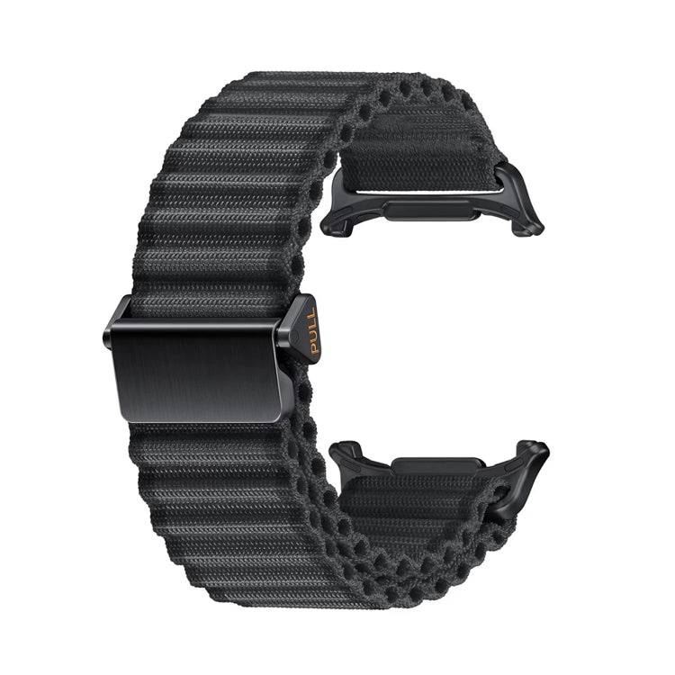 For Apple Watch Ultra 2 49mm Off Road Magnetic Buckle Braided Nylon Watch Band(Dark Gray) - Watch Bands by PMC Jewellery | Online Shopping South Africa | PMC Jewellery | Buy Now Pay Later Mobicred