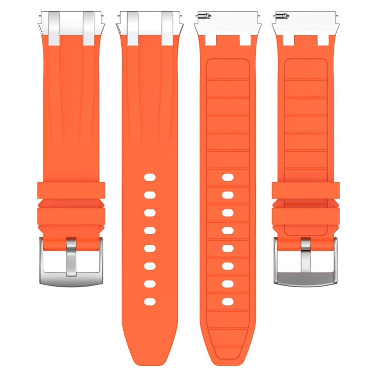 For Amazfit GTS 2 Mini 20mm Quick Release Silver Buckle Royal Silicone Watch Band(Orange) - free shipping - PMC TechLife - Order now!
