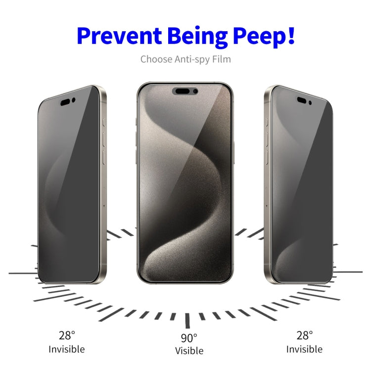 For iPhone 16 Pro Max ENKAY Hat-Prince 28 Degree Anti-peeping Privacy Tempered Glass Film - iPhone 16 Pro Max Tempered Glass by ENKAY | Online Shopping South Africa | PMC Jewellery | Buy Now Pay Later Mobicred