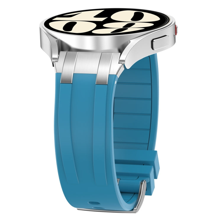 For Honor Magic Watch 22mm Quick Release Silver Buckle Royal Silicone Watch Band(Sea Blue) - free shipping - PMC TechLife - Order now!