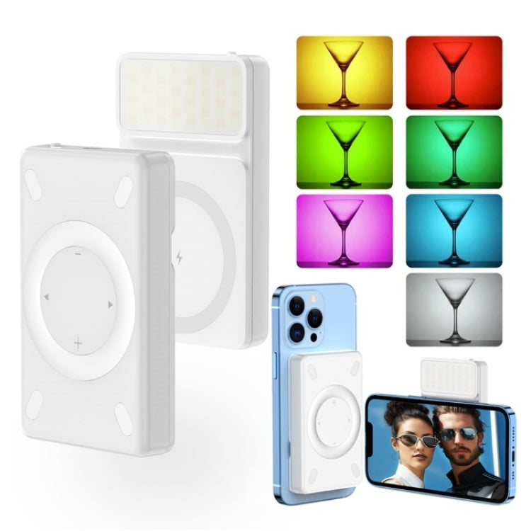 V17 Live Broadcast RGB LED Fill Light MagSafe Magnetic Phone Photography Lamp - Selfie Light by PMC Jewellery | Online Shopping South Africa | PMC Jewellery | Buy Now Pay Later Mobicred