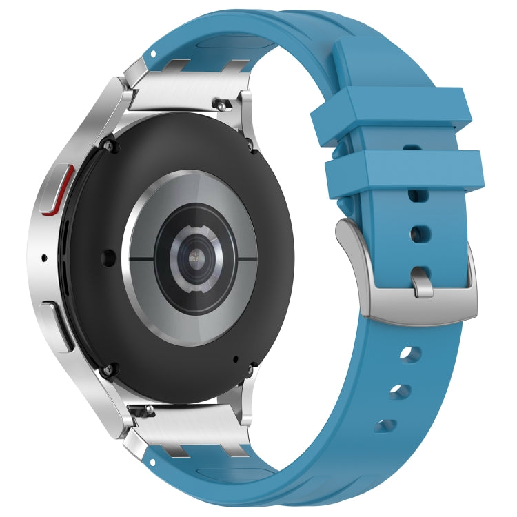 For Garmin Forerunner 265 22mm Quick Release Silver Buckle Royal Silicone Watch Band(Sea Blue) - free shipping - PMC TechLife - Order now!