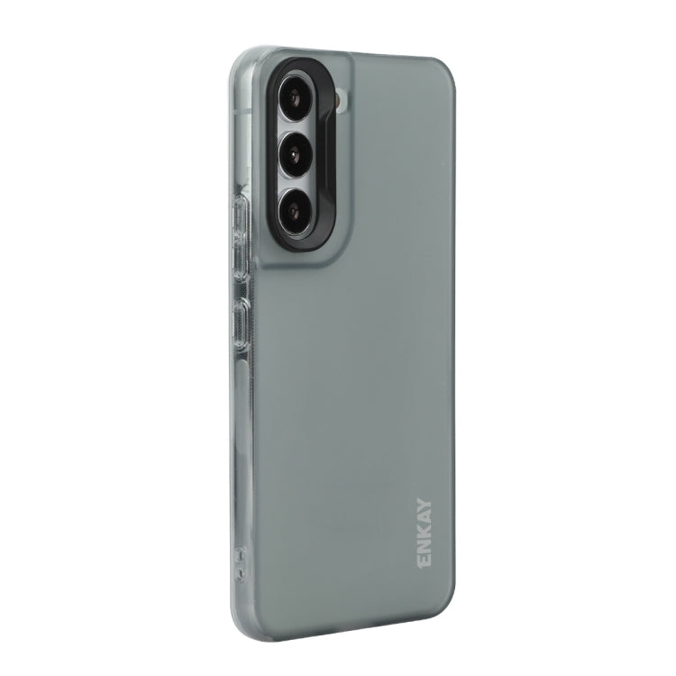 For Samsung Galaxy S24 5G ENKAY Hat-Prince Translucent Matte TPU Soft Phone Case(Grey) - Galaxy S24 5G Cases by ENKAY | Online Shopping South Africa | PMC Jewellery | Buy Now Pay Later Mobicred