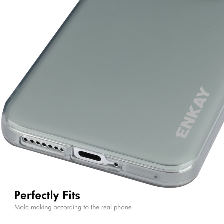 For Xiaomi 14 Pro ENKAY Hat-Prince Translucent Matte TPU Soft Phone Case(Grey) - 14 Pro Cases by ENKAY | Online Shopping South Africa | PMC Jewellery | Buy Now Pay Later Mobicred