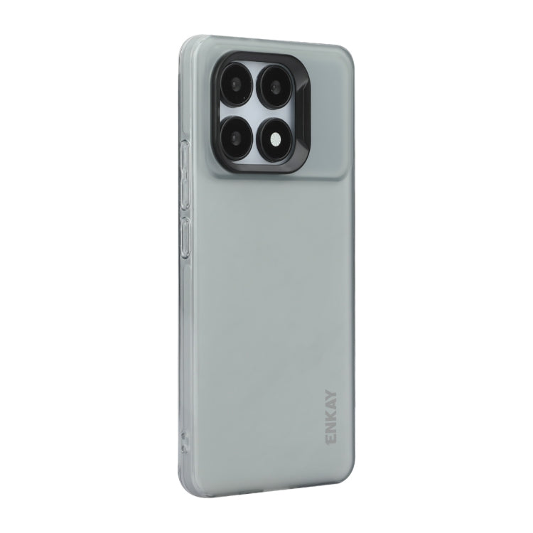 For Redmi K70 Ultra ENKAY Hat-Prince Translucent Matte TPU Soft Phone Case(Grey) - Xiaomi Cases by ENKAY | Online Shopping South Africa | PMC Jewellery | Buy Now Pay Later Mobicred