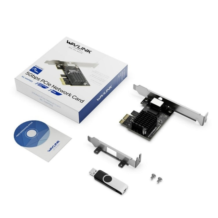 WAVLINK NWP003 5Gbps RTL8126 Chip RJ45 Ethernet Adapter Pcie Network Card - USB Network Adapter by WAVLINK | Online Shopping South Africa | PMC Jewellery | Buy Now Pay Later Mobicred