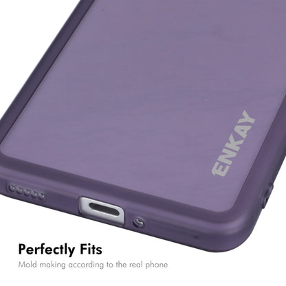 For Redmi K70 / K70 Pro ENKAY Hat-Prince Translucent Matte TPU Phone Case with Lens Film(Blue) - K70 Pro Cases by ENKAY | Online Shopping South Africa | PMC Jewellery | Buy Now Pay Later Mobicred