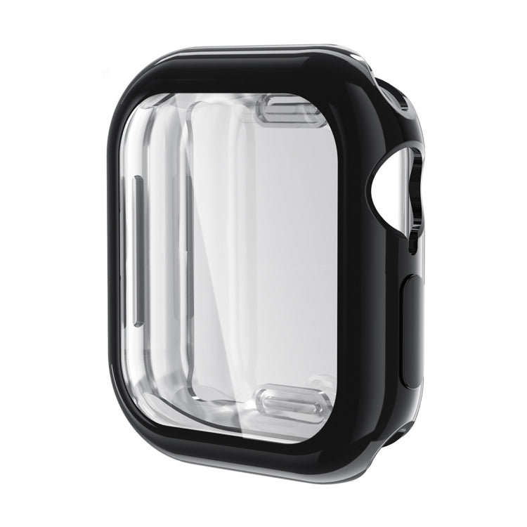 For Apple Watch Series 10 46mm ENKAY Hat-Prince Electroplated Soft TPU Case with Screen Film(Black) - free shipping - PMc TechLife - Order now!