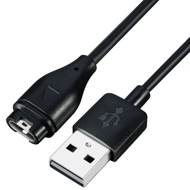 For Garmin Fenix 8 AMOLED / Vivoactive 6 USB Interface Smart Watch Charging Cable, Length: 1m(Black) - Charger by PMC TechLife | Online Shopping South Africa | PMC TechLife | Buy Now Pay Later Mobicred