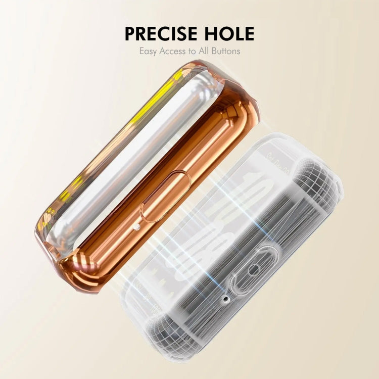 For Samsung Galaxy Fit3 ENKAY Hat-Prince Full Coverage Electroplated Soft TPU Case with Screen Protection(Golden) - free shipping - PMc TechLife - Order now!