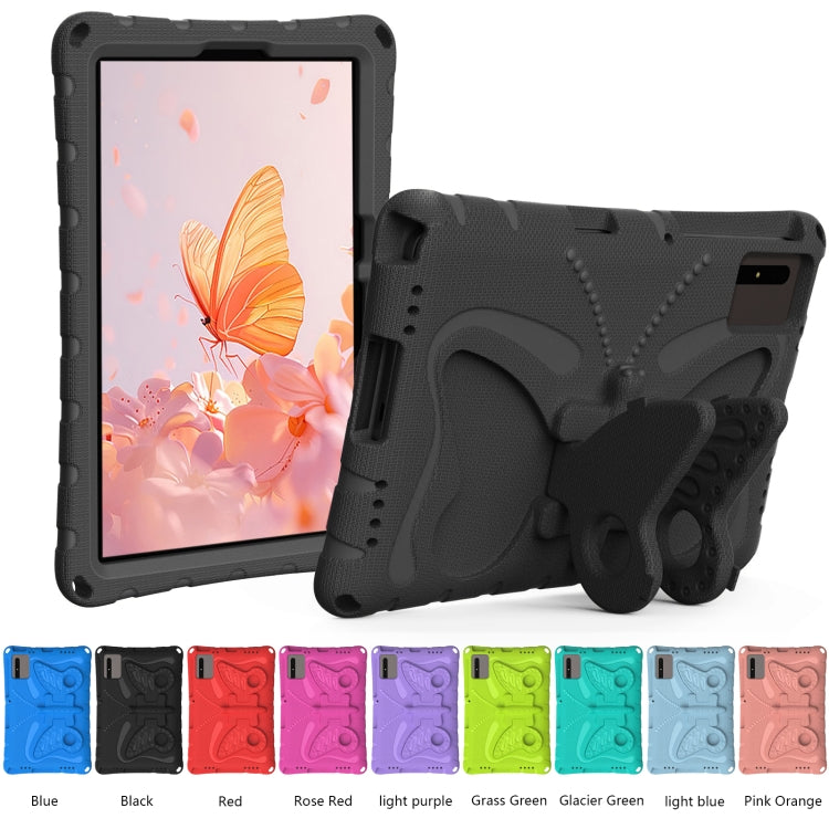 For Lenovo Tab M11 / Xiaoxin Pad 11 2024 Butterfly Bracket EVA Shockproof Tablet Case(Black) - Lenovo by PMC Jewellery | Online Shopping South Africa | PMC Jewellery | Buy Now Pay Later Mobicred