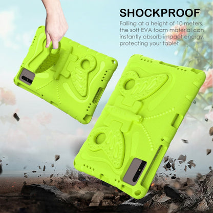 For Lenovo Tab M11 / Xiaoxin Pad 11 2024 Butterfly Bracket EVA Shockproof Tablet Case(Grass Green) - Lenovo by PMC Jewellery | Online Shopping South Africa | PMC Jewellery | Buy Now Pay Later Mobicred