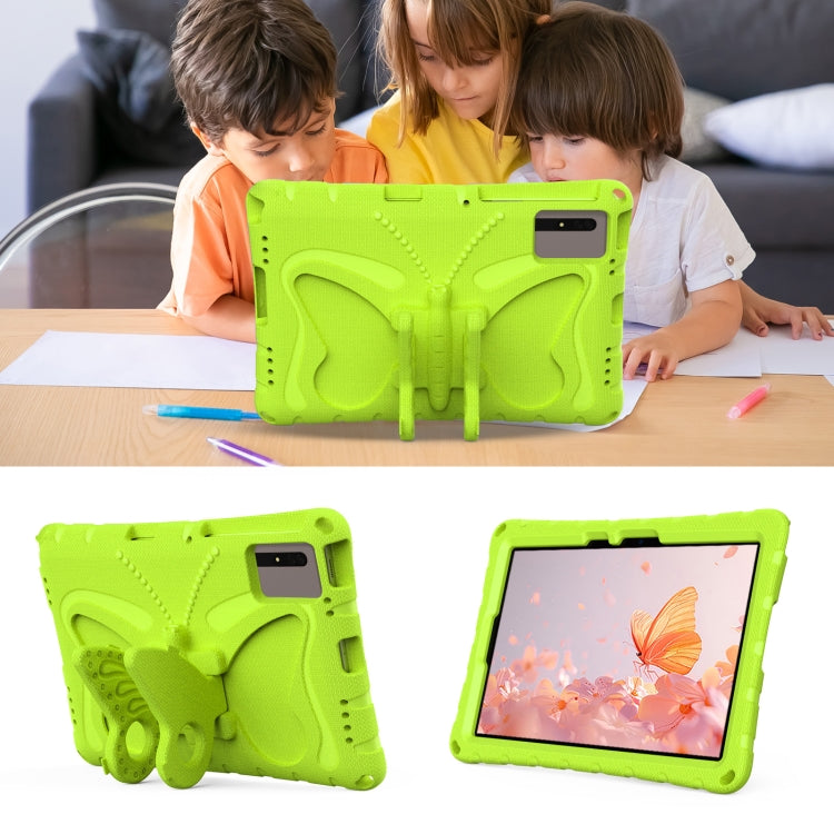 For Lenovo Tab M11 / Xiaoxin Pad 11 2024 Butterfly Bracket EVA Shockproof Tablet Case(Grass Green) - Lenovo by PMC Jewellery | Online Shopping South Africa | PMC Jewellery | Buy Now Pay Later Mobicred