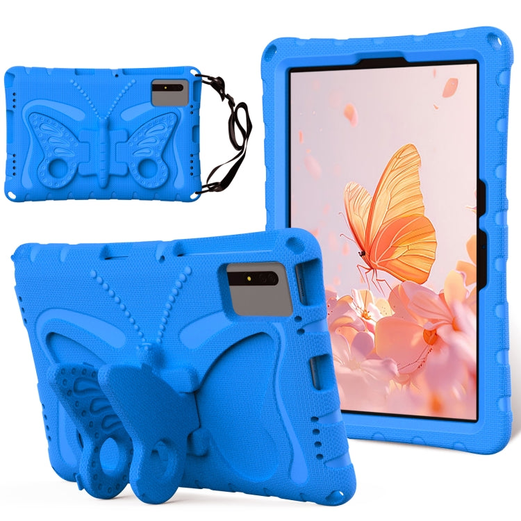 For Lenovo Tab M11 / Xiaoxin Pad 11 2024 Butterfly Bracket EVA Shockproof Tablet Case(Blue) - Lenovo by PMC Jewellery | Online Shopping South Africa | PMC Jewellery | Buy Now Pay Later Mobicred