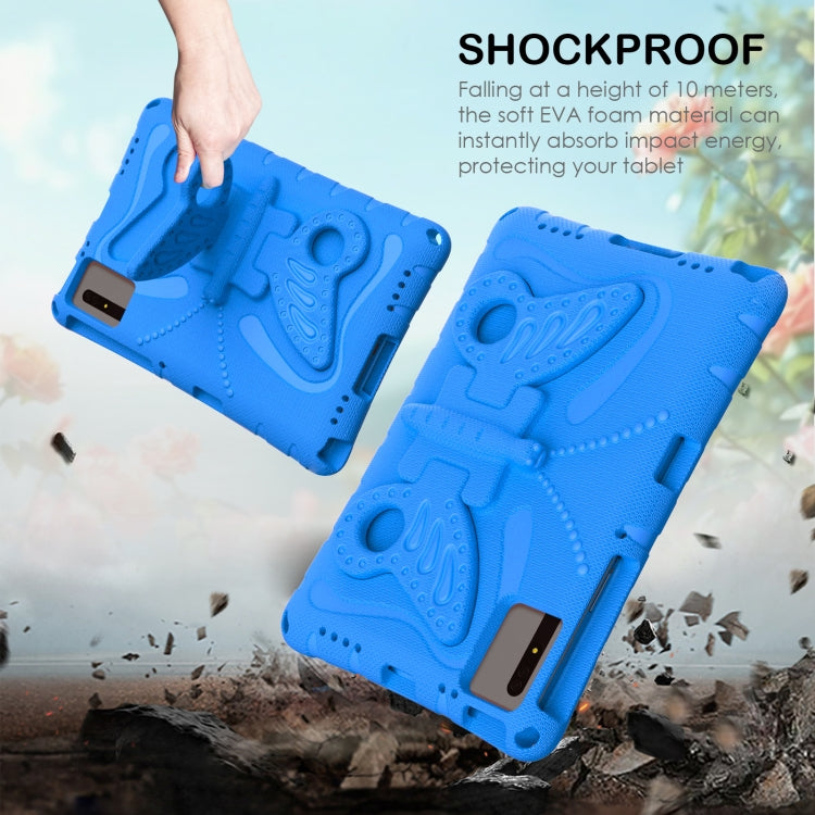 For Lenovo Tab M11 / Xiaoxin Pad 11 2024 Butterfly Bracket EVA Shockproof Tablet Case(Blue) - Lenovo by PMC Jewellery | Online Shopping South Africa | PMC Jewellery | Buy Now Pay Later Mobicred