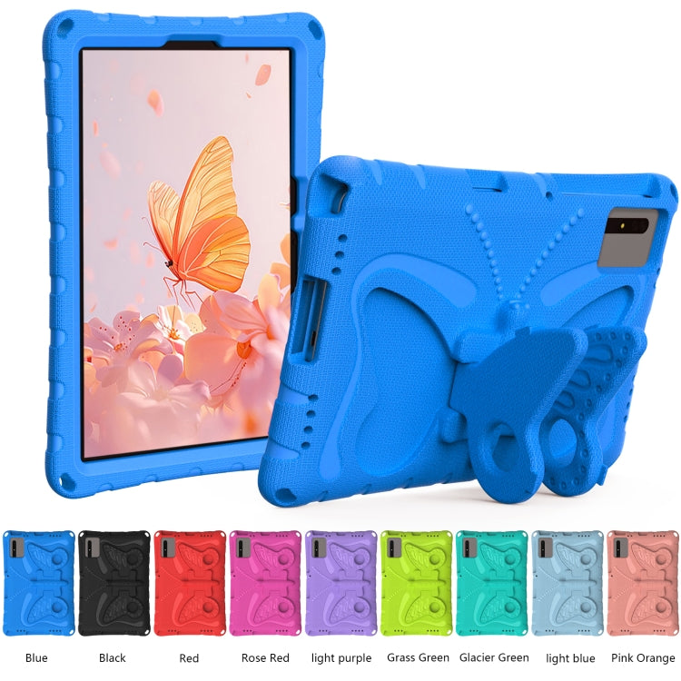 For Lenovo Tab M11 / Xiaoxin Pad 11 2024 Butterfly Bracket EVA Shockproof Tablet Case(Blue) - Lenovo by PMC Jewellery | Online Shopping South Africa | PMC Jewellery | Buy Now Pay Later Mobicred