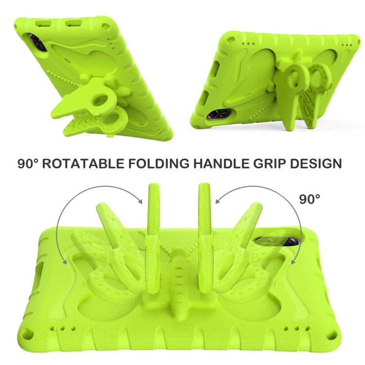 For Honor Pad X9 Butterfly Bracket EVA Shockproof Tablet Case(Grass Green) - Honor by PMC TechLife | Online Shopping South Africa | PMC TechLife | Buy Now Pay Later Mobicred