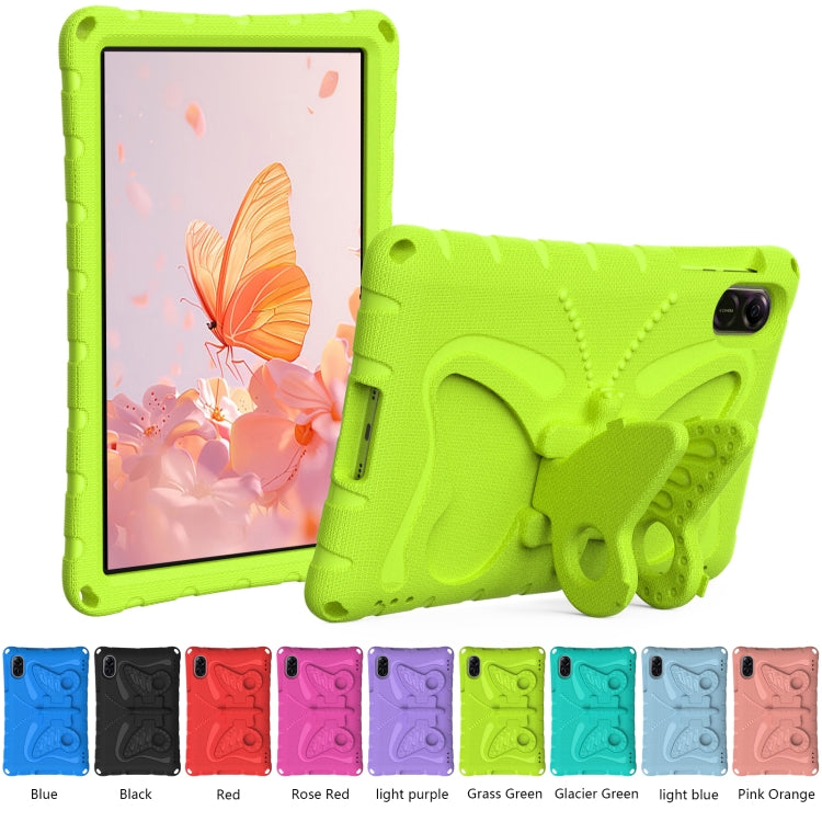 For Honor Pad X9 Butterfly Bracket EVA Shockproof Tablet Case(Grass Green) - Honor by PMC TechLife | Online Shopping South Africa | PMC TechLife | Buy Now Pay Later Mobicred