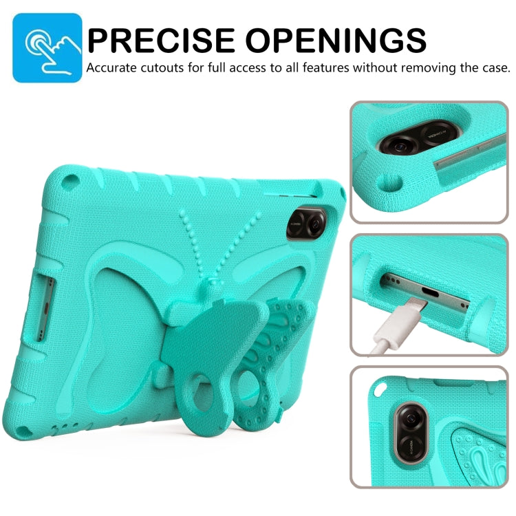 For Honor Pad X8 Pro 11.5 Butterfly Bracket EVA Shockproof Tablet Case(Mint Green) - Honor by PMC TechLife | Online Shopping South Africa | PMC TechLife | Buy Now Pay Later Mobicred