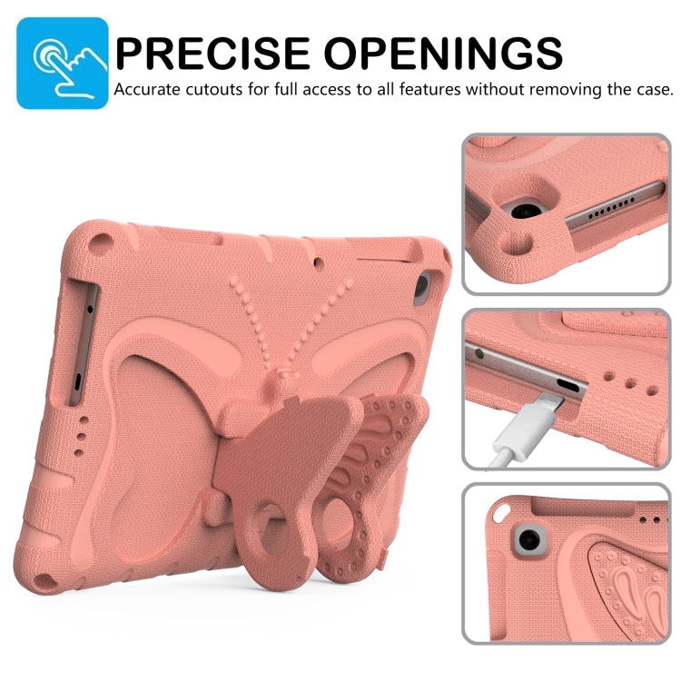 For Honor Pad X6 / Enjoy Tablet 2 Butterfly Bracket EVA Shockproof Tablet Case(Pink Orange) - Honor by PMC TechLife | Online Shopping South Africa | PMC TechLife | Buy Now Pay Later Mobicred