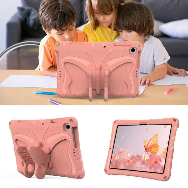 For Honor Pad X6 / Enjoy Tablet 2 Butterfly Bracket EVA Shockproof Tablet Case(Pink Orange) - Honor by PMC TechLife | Online Shopping South Africa | PMC TechLife | Buy Now Pay Later Mobicred