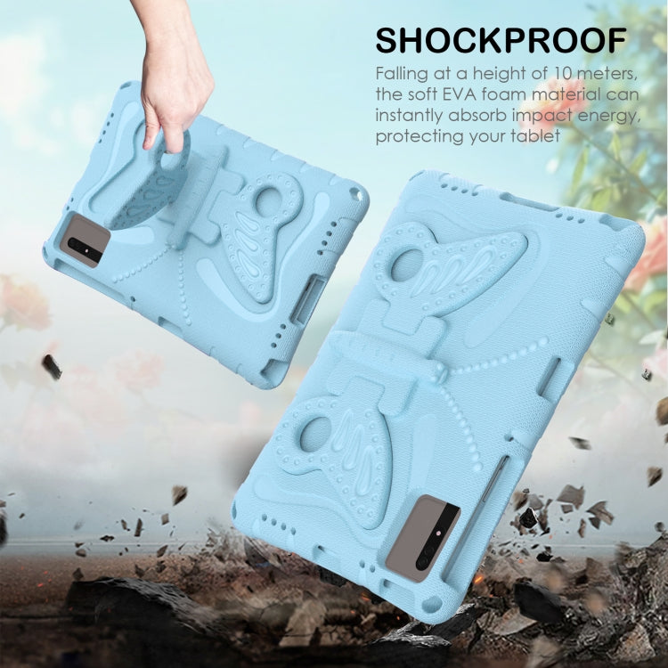 For Huawei MatePad SE 11 2024 Butterfly Bracket EVA Shockproof Tablet Case(Light Blue) - Huawei by PMC TechLife | Online Shopping South Africa | PMC TechLife | Buy Now Pay Later Mobicred