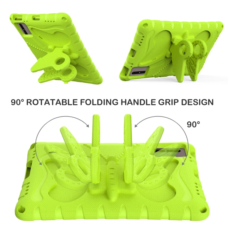 For Huawei MatePad SE 11 2024 Butterfly Bracket EVA Shockproof Tablet Case(Grass Green) - Huawei by PMC TechLife | Online Shopping South Africa | PMC TechLife | Buy Now Pay Later Mobicred