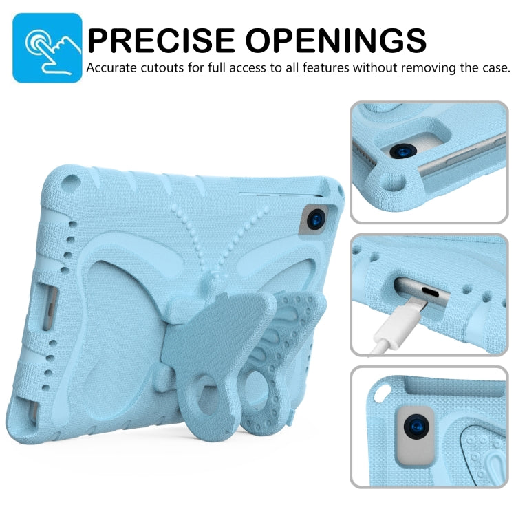 For Huawei MatePad 10.4 Butterfly Bracket EVA Shockproof Tablet Case(Light Blue) - Huawei by PMC TechLife | Online Shopping South Africa | PMC TechLife | Buy Now Pay Later Mobicred