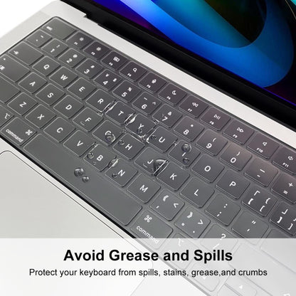 For MacBook Pro 14.2 / 16.2 / Air 13.6 / 15.3 ENKAY US Version Soft TPU Keyboard Protector Film - Keyboard Protector by ENKAY | Online Shopping South Africa | PMC Jewellery | Buy Now Pay Later Mobicred